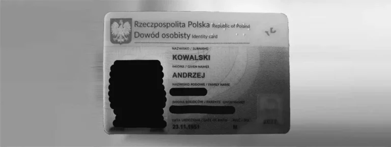 Dowód osobisty w umowach finansowych