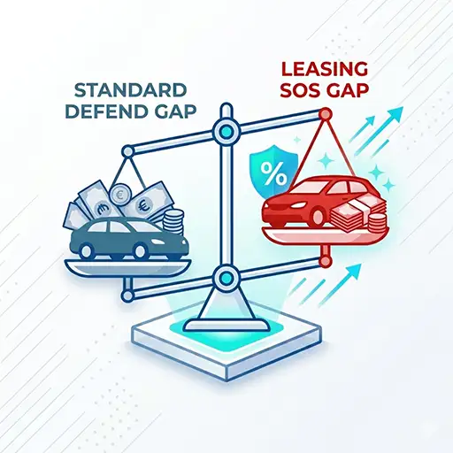 GAP od LEASING sos vs GAP od DEFEND Insurance