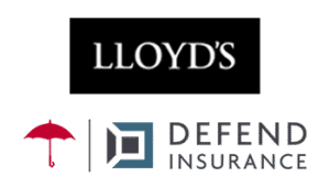 LLoyds + Defend Insurance logos
