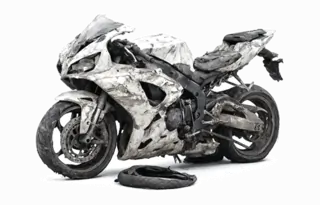Motocykl idzie na złom ale pieniądze z ubezpieczenia GAP wędrują do jego właściciela!